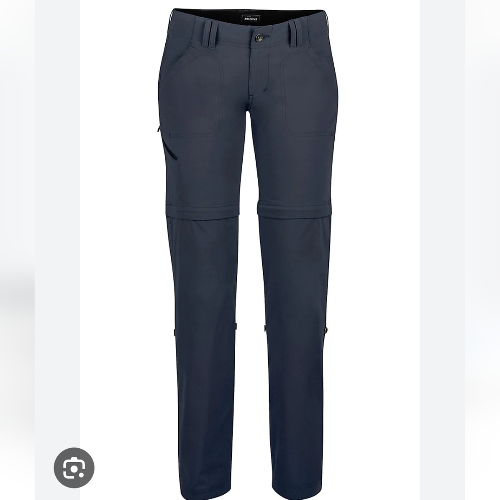Marmot women's black Mazot convertible pants trousers. Size 8